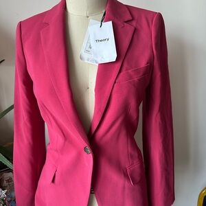 Theory Women's Bold Pink Blazer
